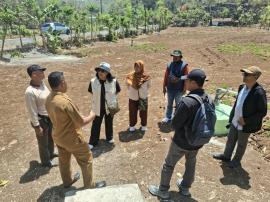 DPD Tani Merdeka Indonesia Gunungkidul Tinjau Lokasi Sumur Bor di Ladang Solomo